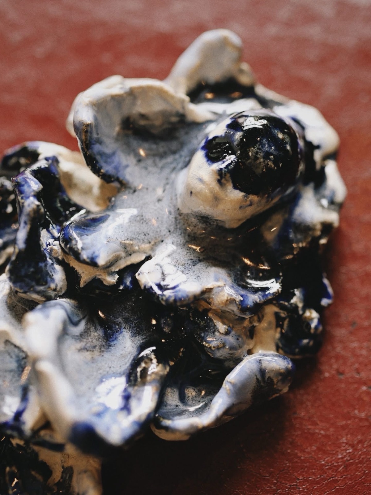 The Flowers Grew Around the Wounds (2025) — Pit-fired stoneware, coastal ash, ceramic sculpture by Kirsi Salo